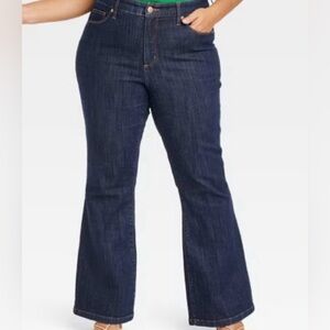 Ava & Viv High Rise Flare Jeans Plus Size 26 NWT’S